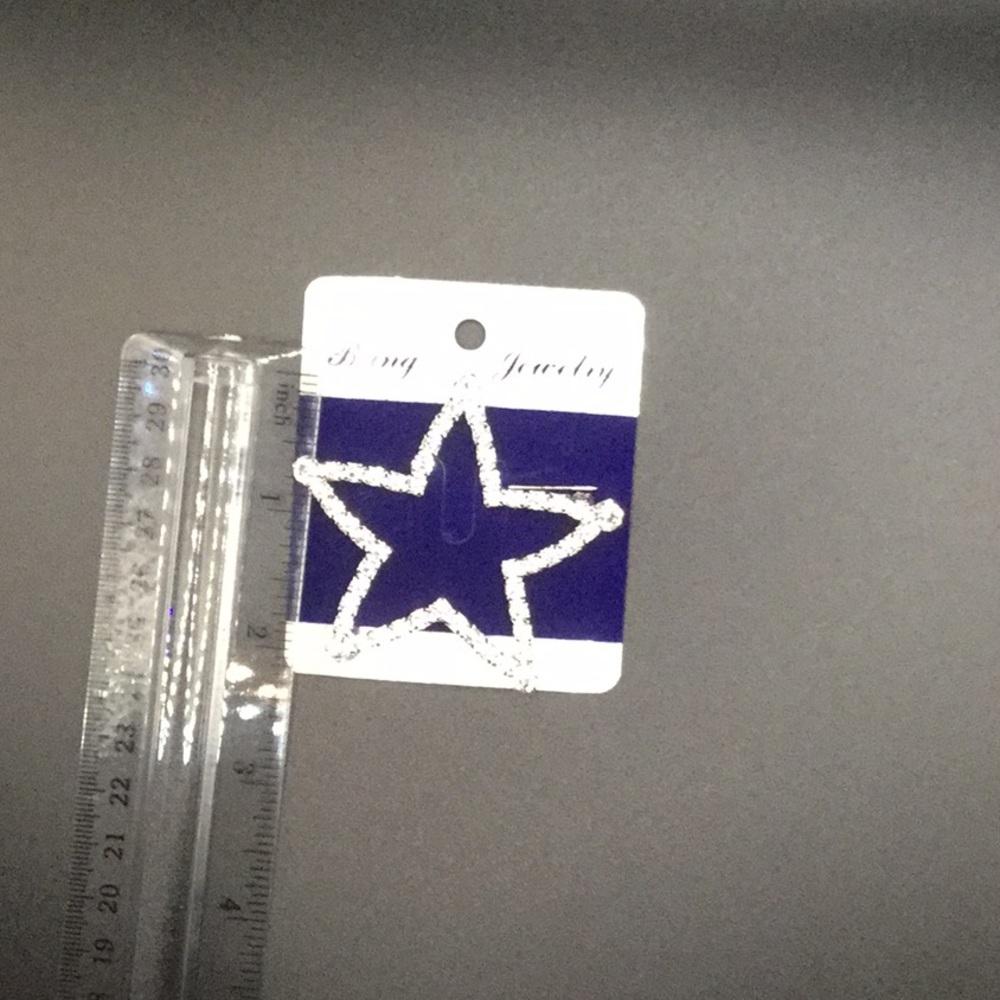 Super Star Rhinestone Brooch - Picture 3 of 3